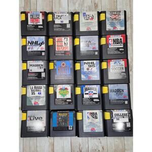 Sega Genesis Games Lot of 20 Sports Games